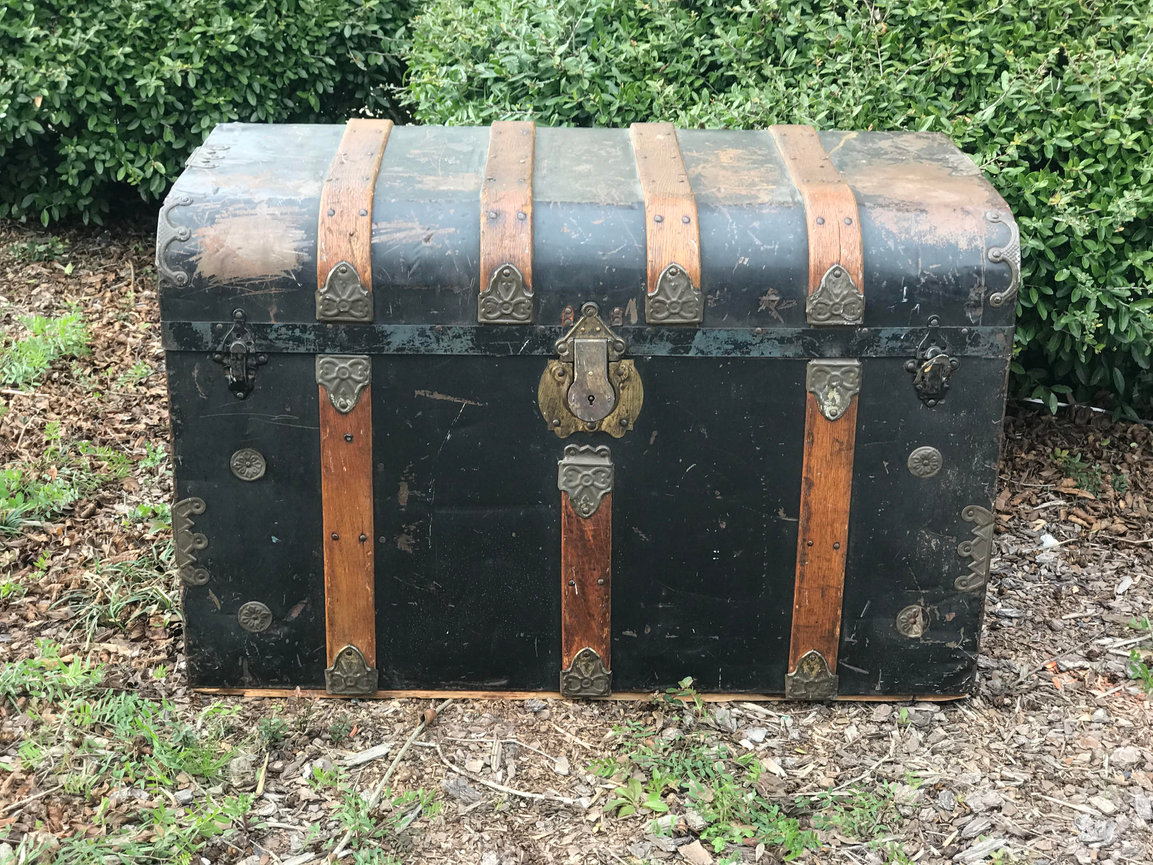 trunks and suitcases