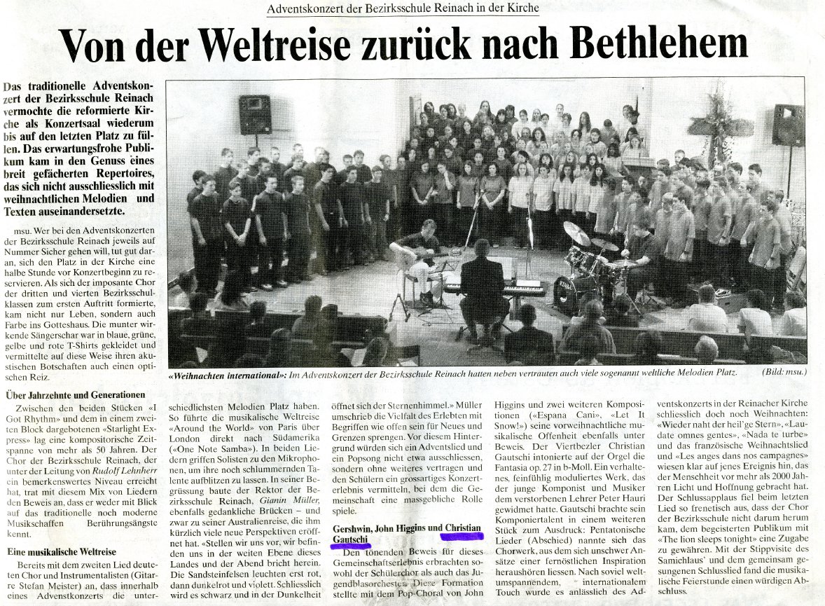 Wynentaler Blatt 11. Dezember 2001