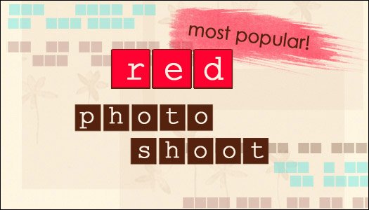 red photo shoot - $225
