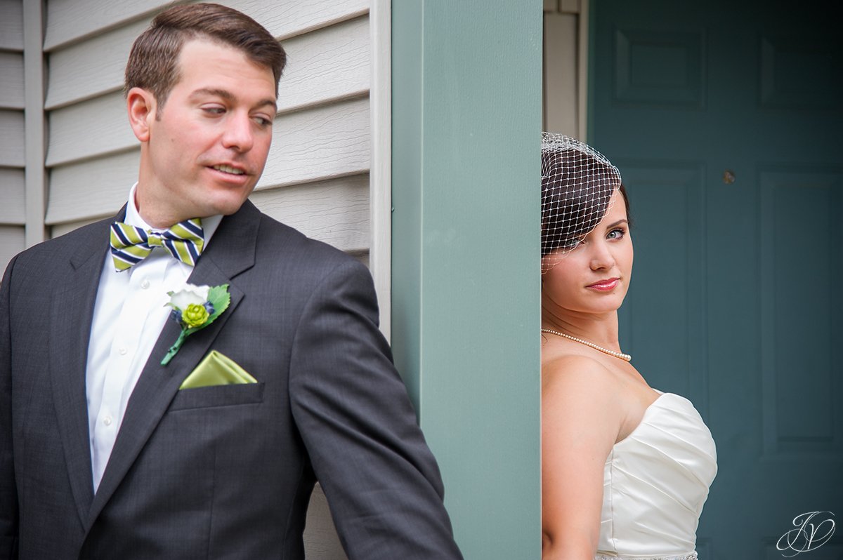 bride and groom reveal lake placid wedding photographer