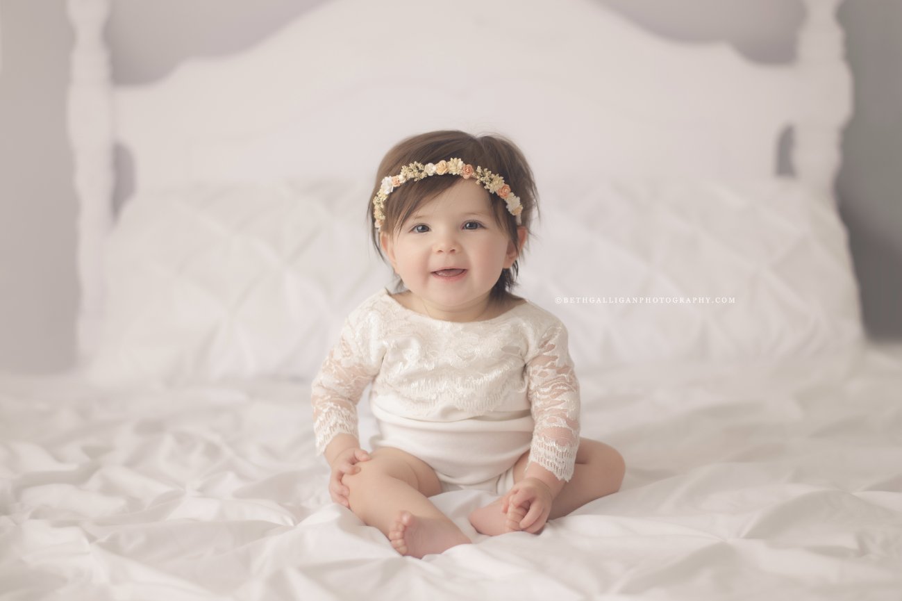 M's 4th Of July Cake Smash With Beth Galligan Boston First Birthday Photographer