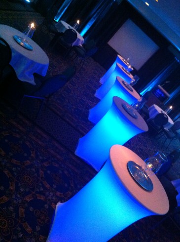 Metro Disc Jockey Huntsville Illuminated Tables