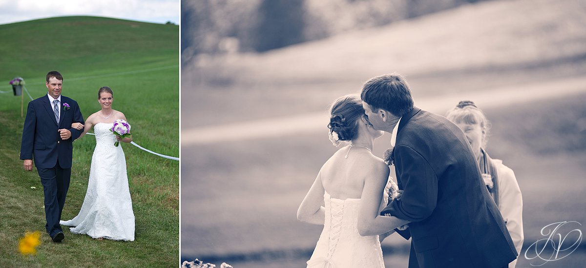 Saratoga Wedding Photographer, upstate wedding photographer, outdoor wedding photo, bride and father photo, wedding procession photo