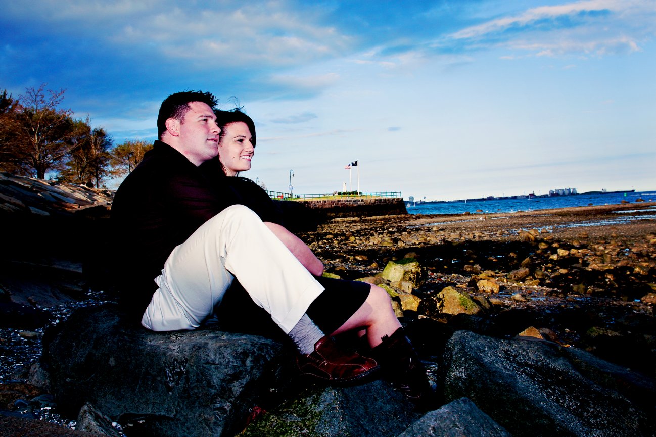 Cushing Park framingham MA -  Matthew and stephanie Engagement Photo Session 