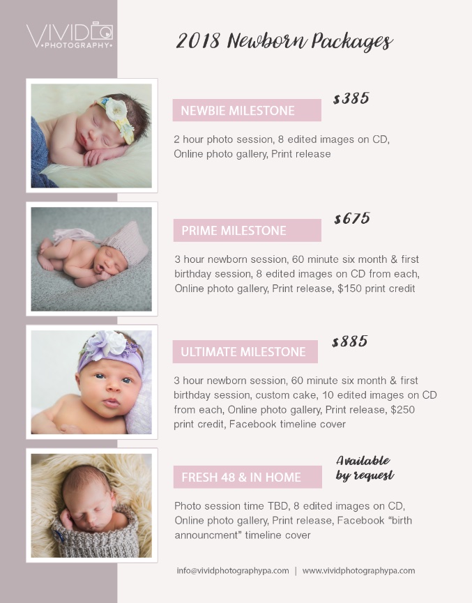 baby photography packages first year