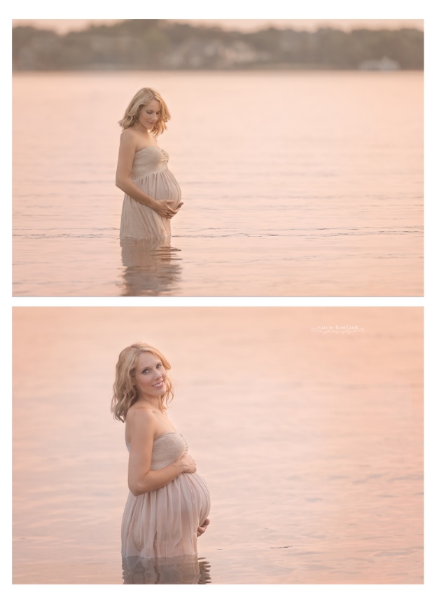maternity photographer carrie howland photography photographs beautiful pregnant woman in lake norman