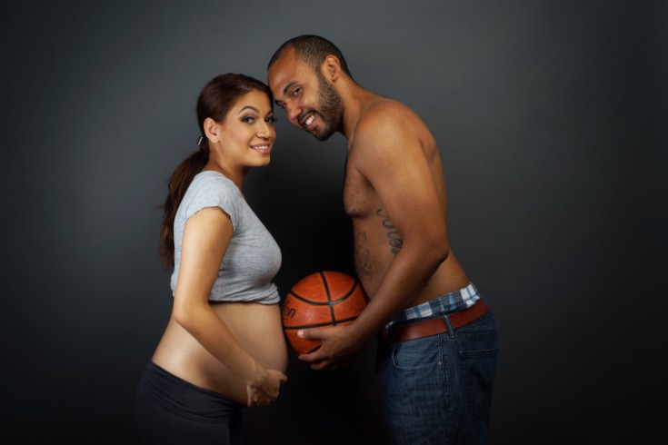 Gilbert, AZ Studio Maternity Photoshoot