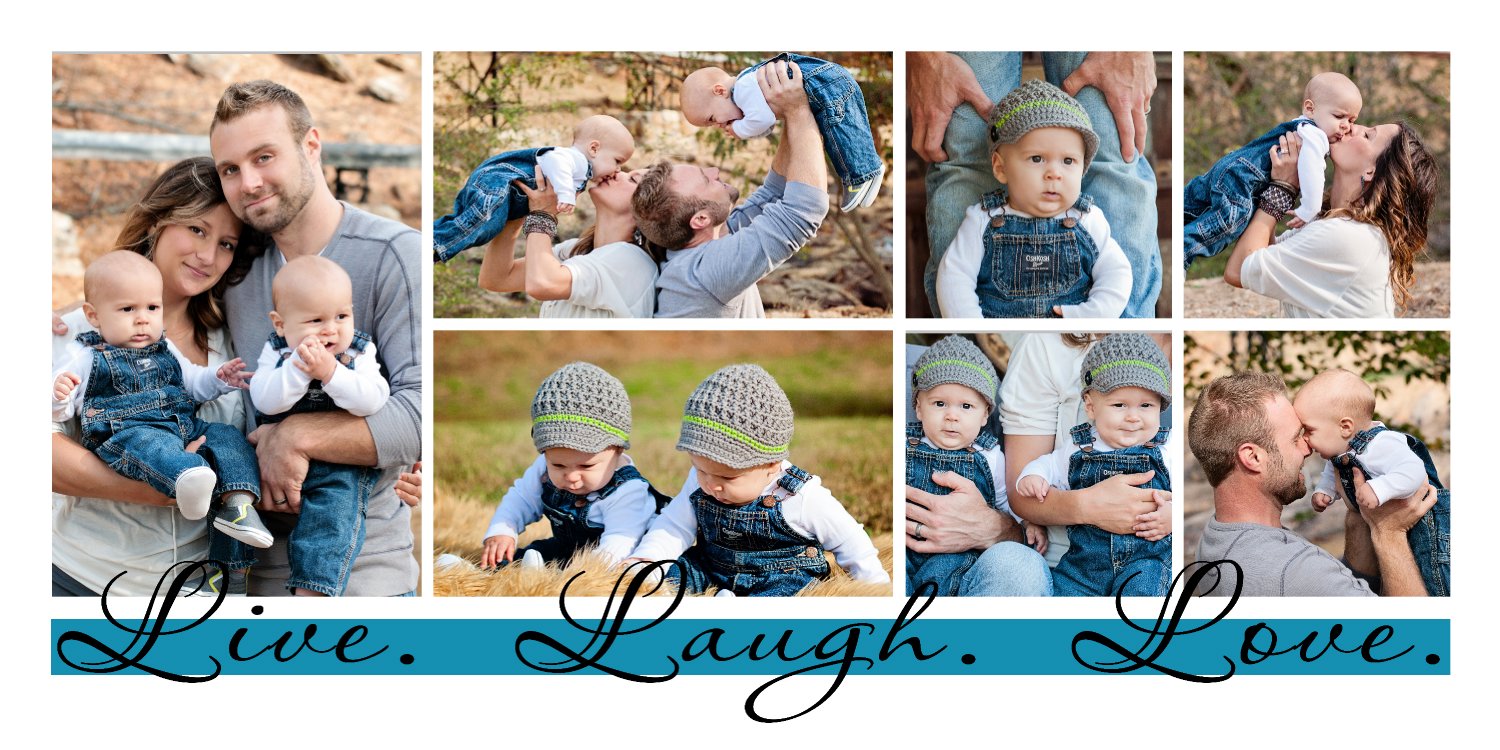 Live, Laugh, Love 10x20 Custom Collage