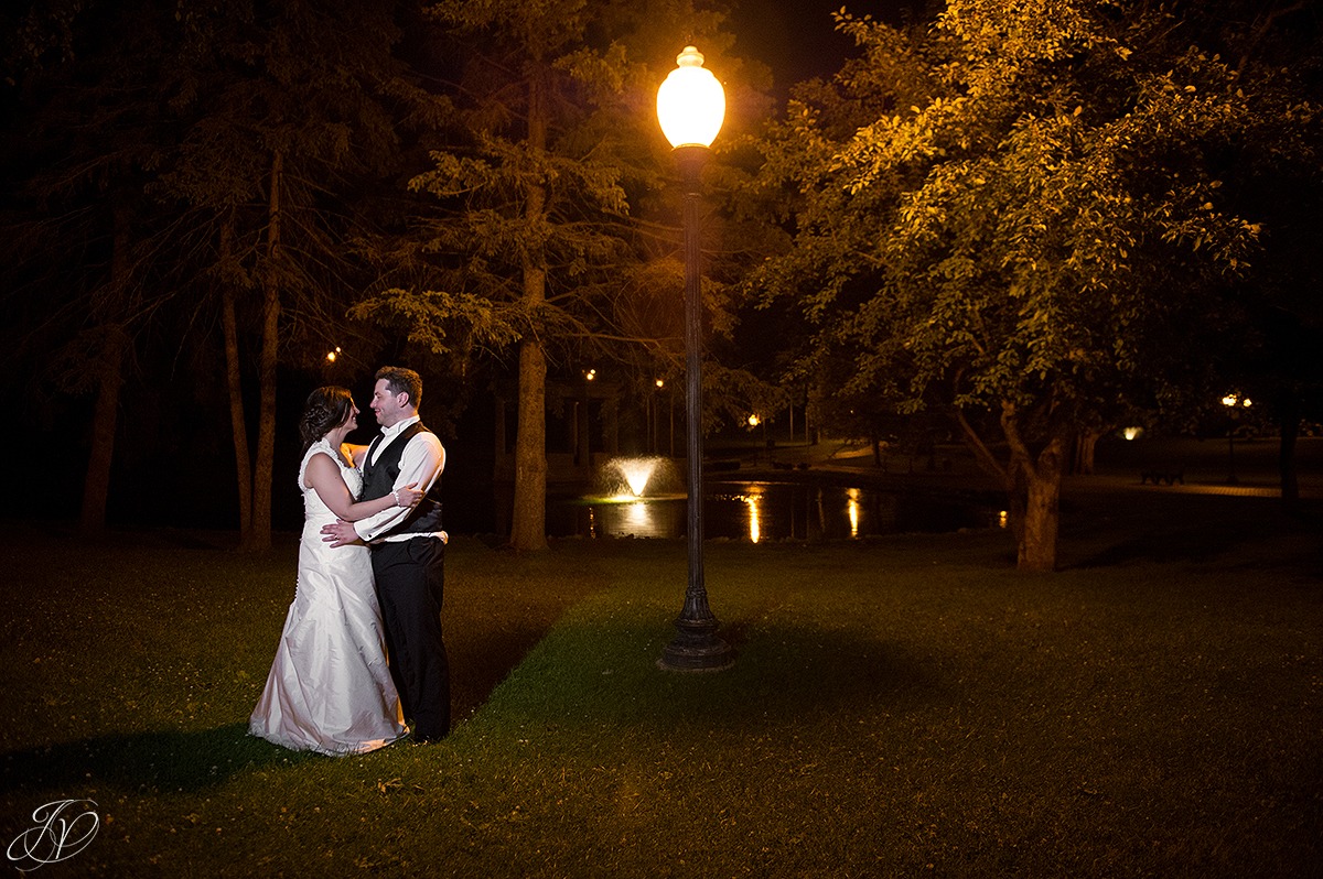 romantic night shots outside of canfield casino saratoga springs