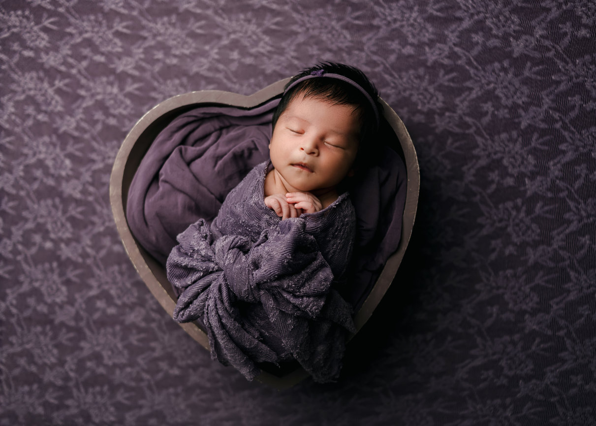 Artemis's Wrapped Newborn Session