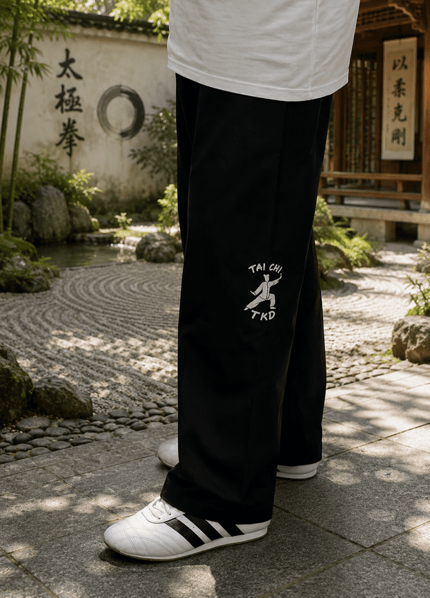 Tai Chi Black Contact Pants