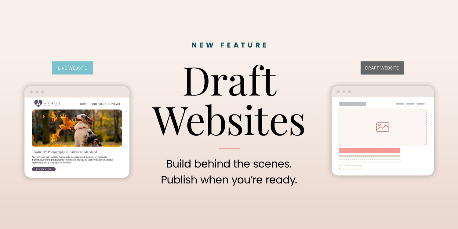 Behind the Scenes With PhotoBiz Draft Websites