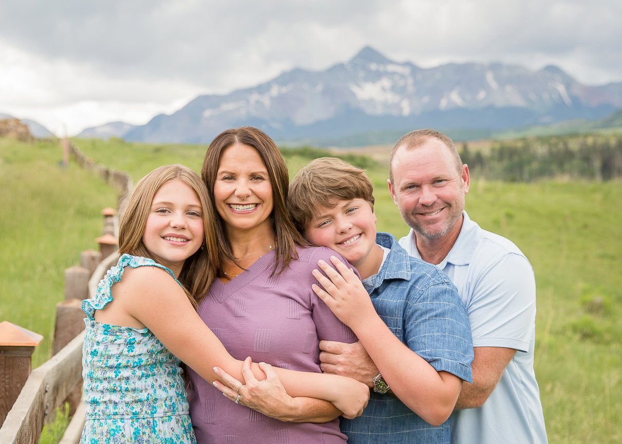 The C Family: Black & White Family Session in Our Austin Studio