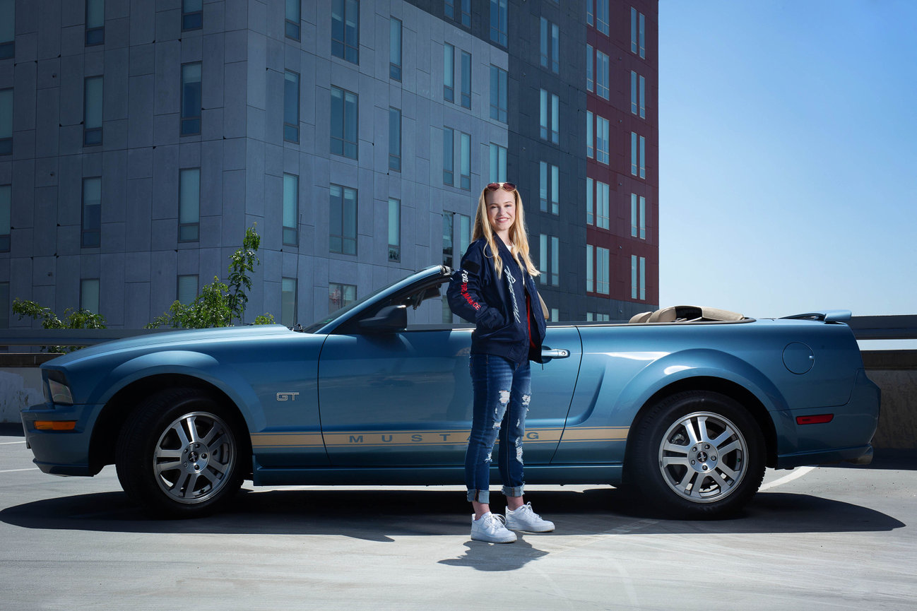 Senior Pictures in Columbia Missouri, Aubrey’s Fairytale and Classic Car Senior Session