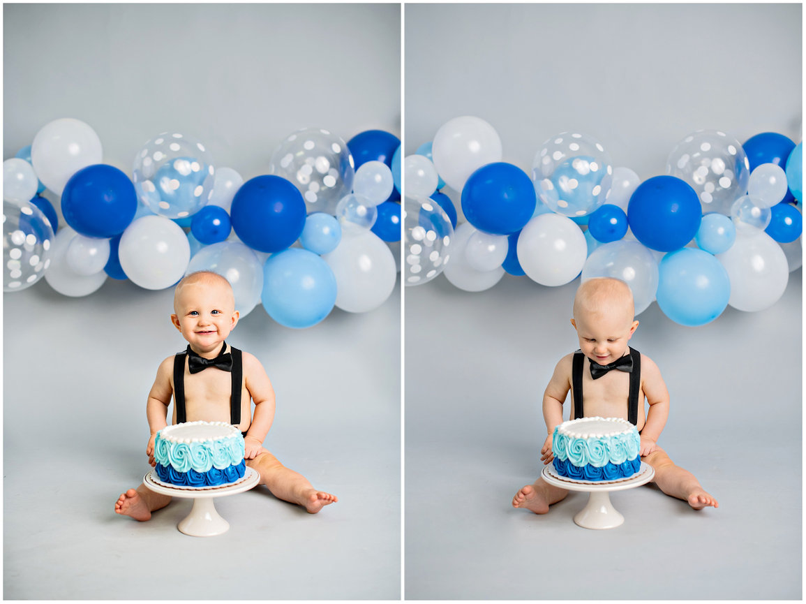 Princess Themed One-Year Cake Smash Session-Lewisville Cake Smash