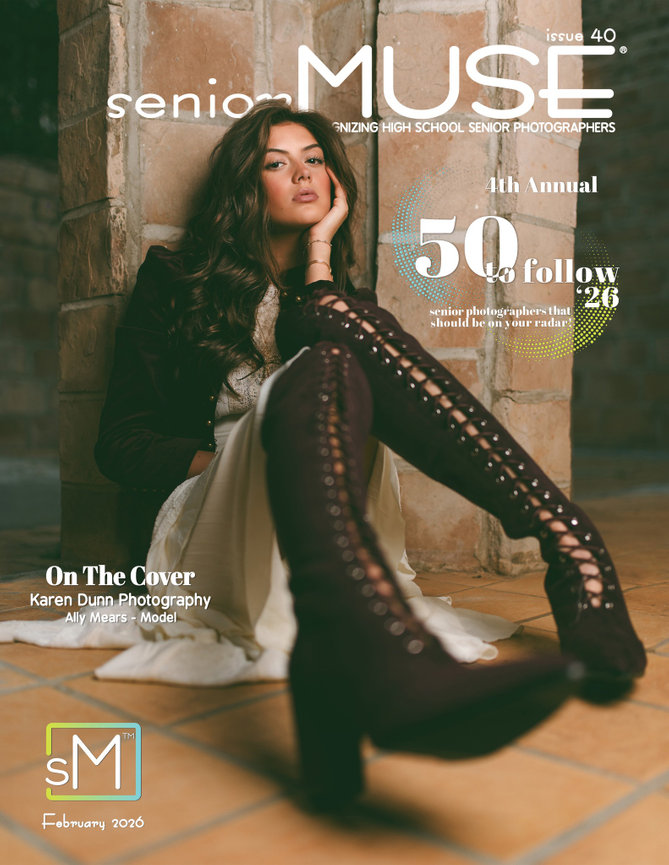 Awarded Senior Muse TOP 50 to Follow Senior Photographers! 2026