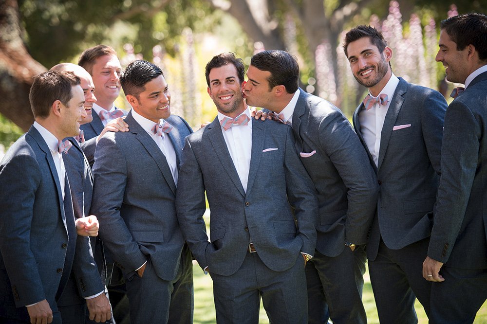 Miami Wedding NFL groomsmen