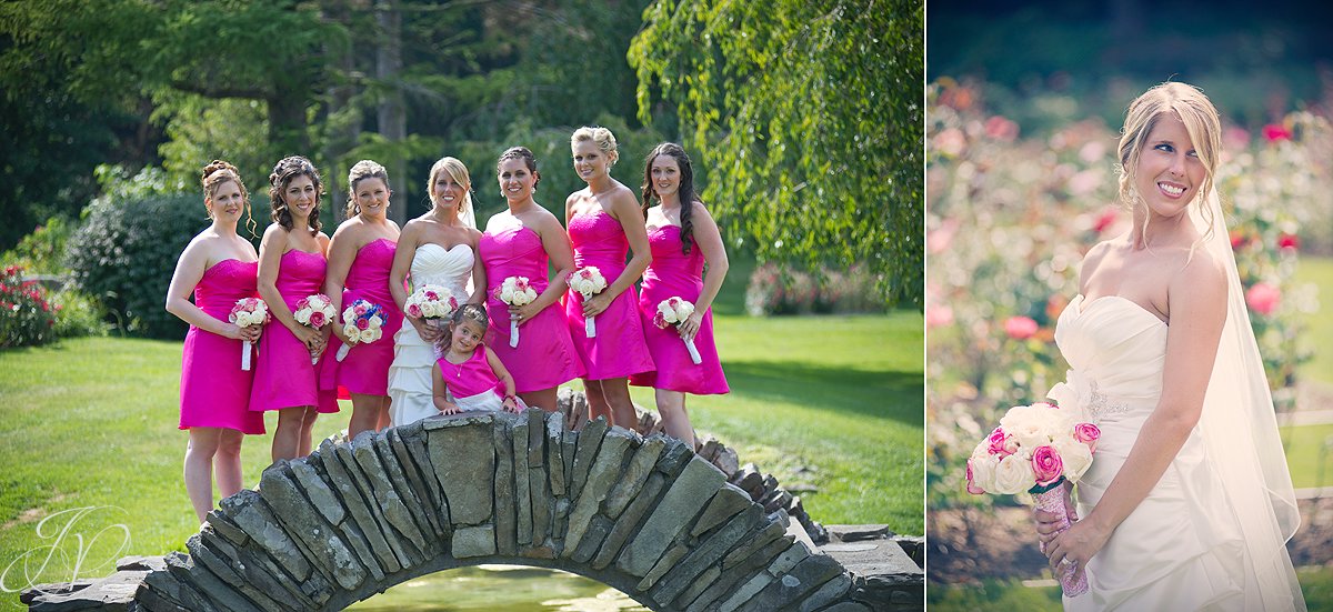 bridal party, schenectady rose garden, Schenectady Wedding Photographer, Waters Edge Lighthouse