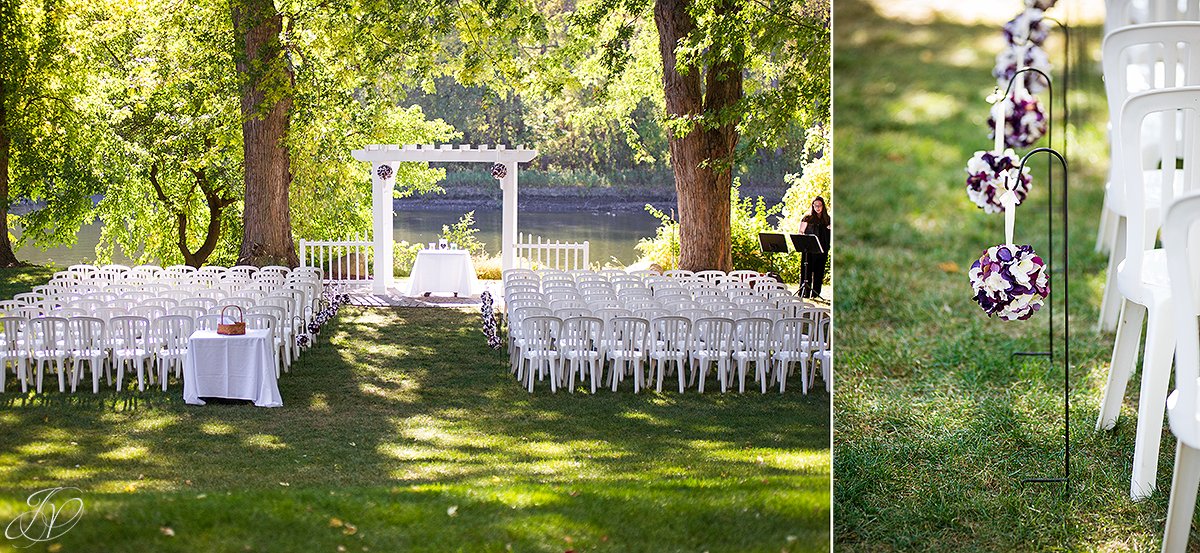 river stone manor unique ceremony details