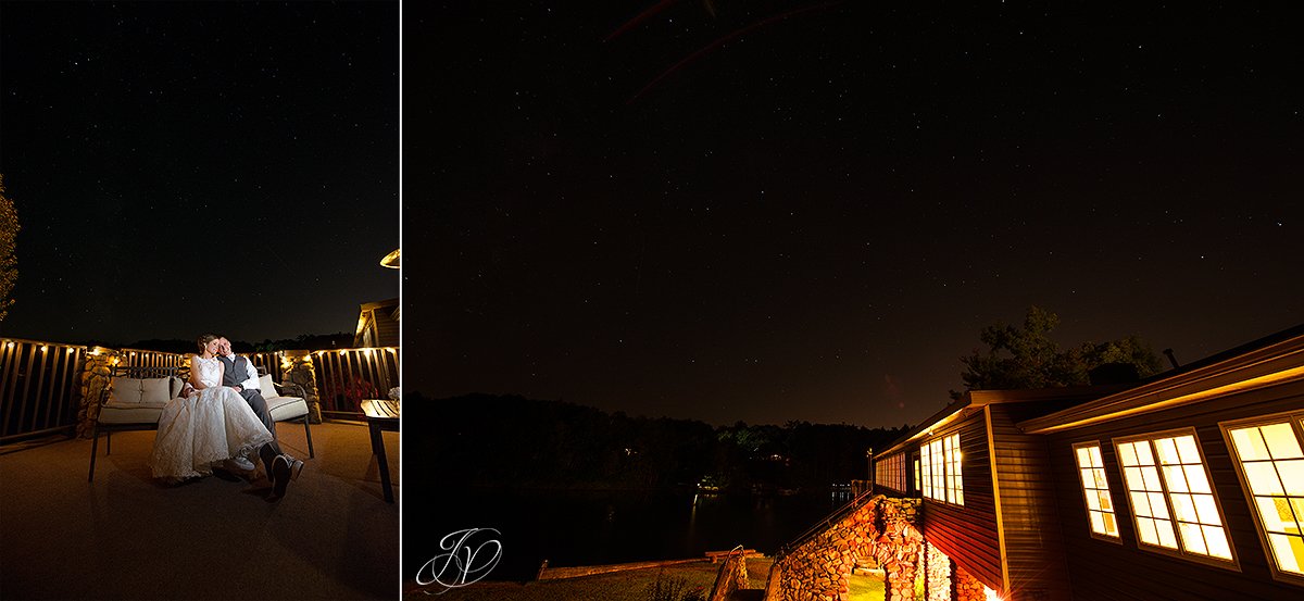 unique bride and groom night shots