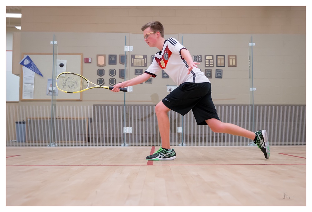 Squash Sports Photography Session