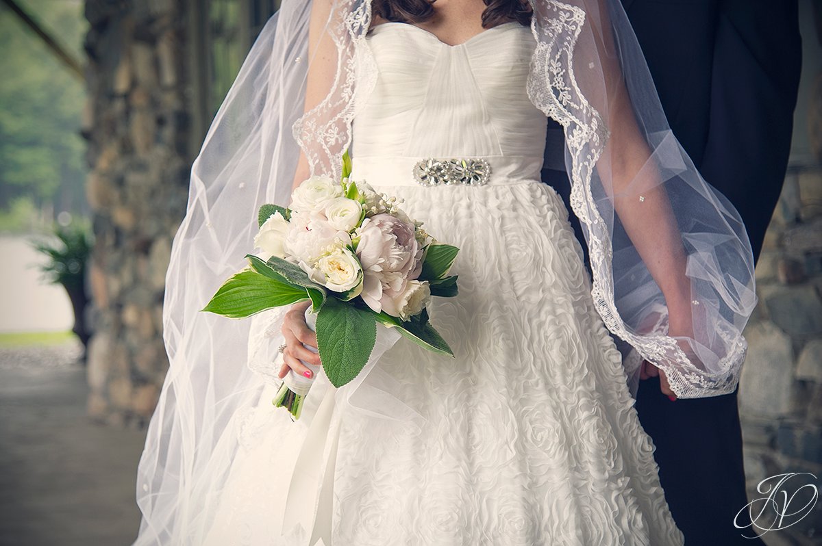 wedding flower photos, wedding gown with flowers photo, wedding gown detail photos albany wedding photographer