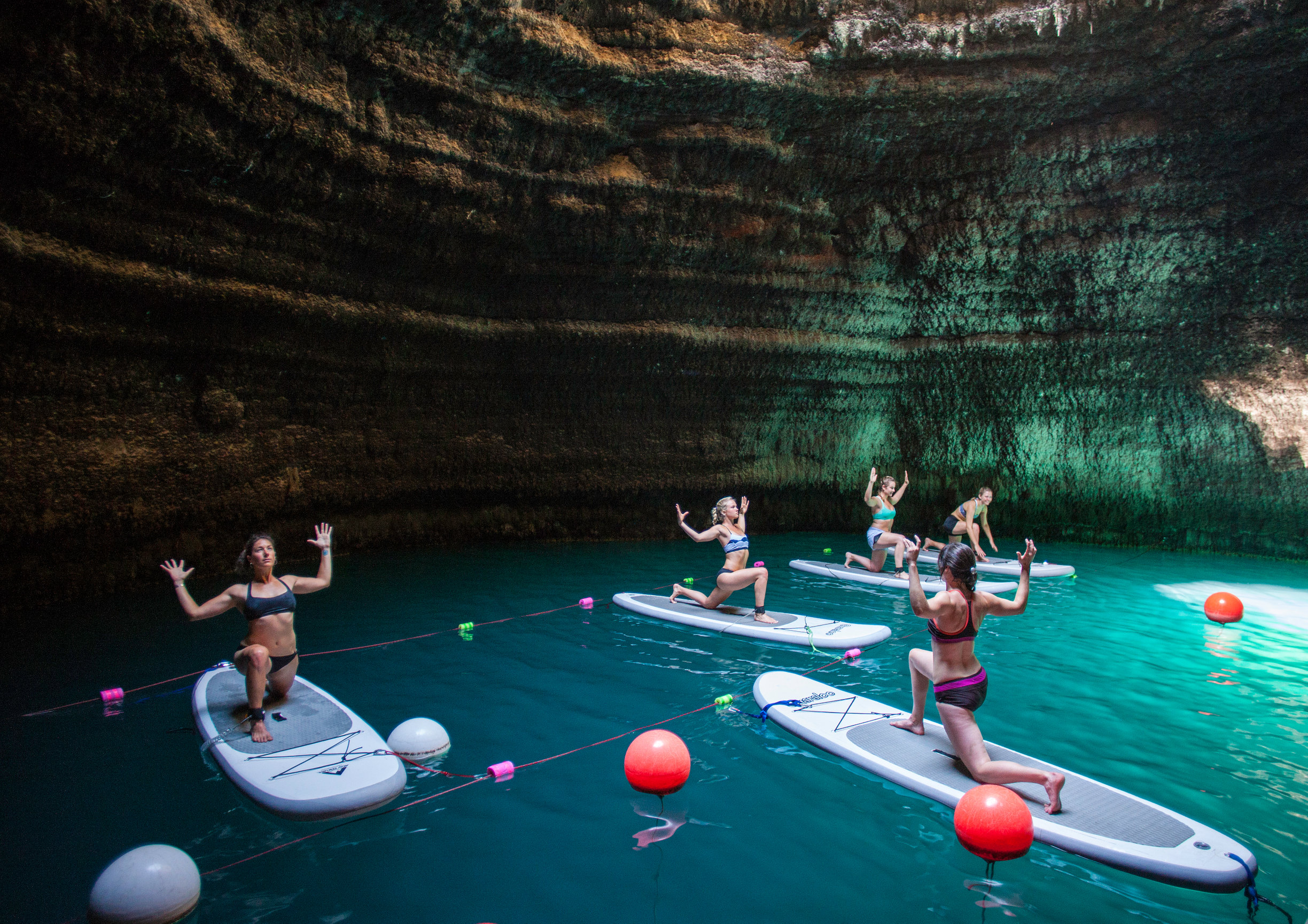 Paddleboard park city yoga adventures