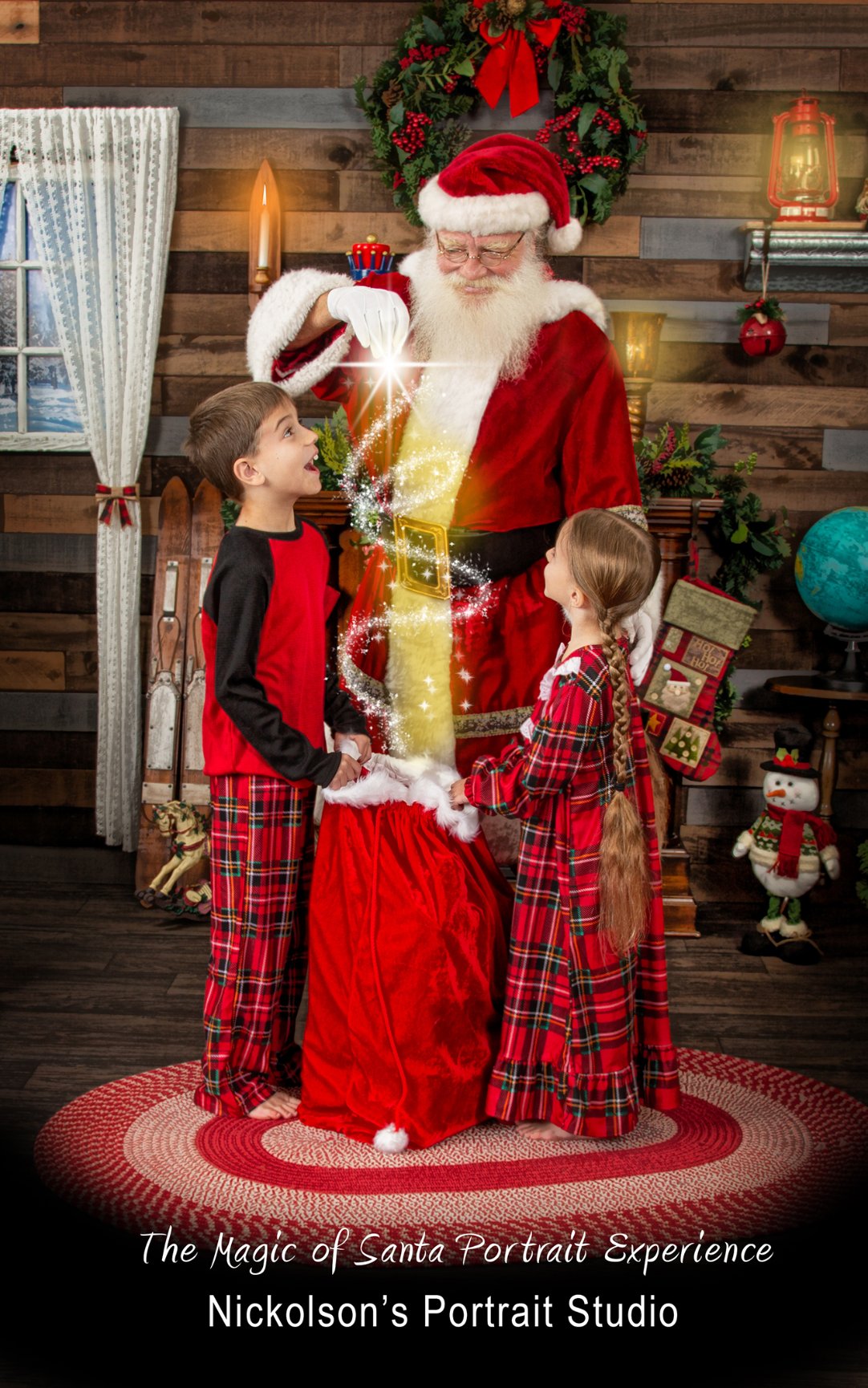 The Magic Of Santa Portrait Experience Nickolson S Portrait Studio