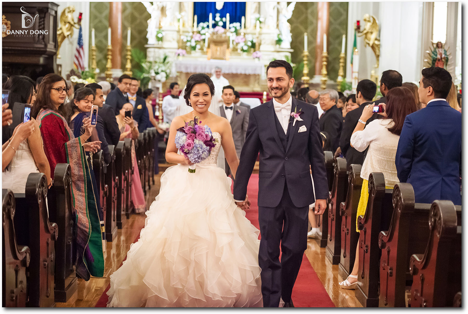 FIVE WOUNDS CHURCH \u0026 SAN JOSE MARRIOTT WEDDING : MARICAR + JAYEN : SAN JOSE  - Danny Dong Photography, image size:1800x1209