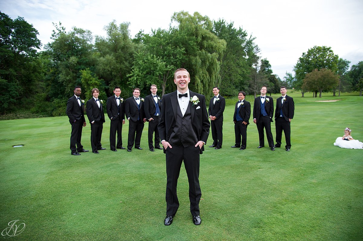 large bridal party normanside country club 