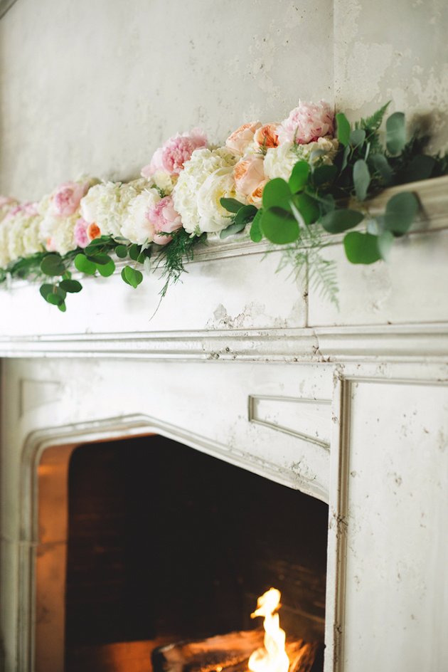 Fireplace Wedding Florals The Lake House Calgary