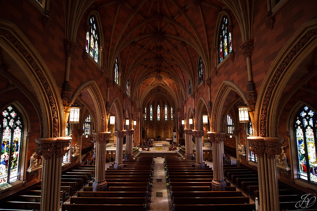 interior of The Cathedral of the Immaculate Conception