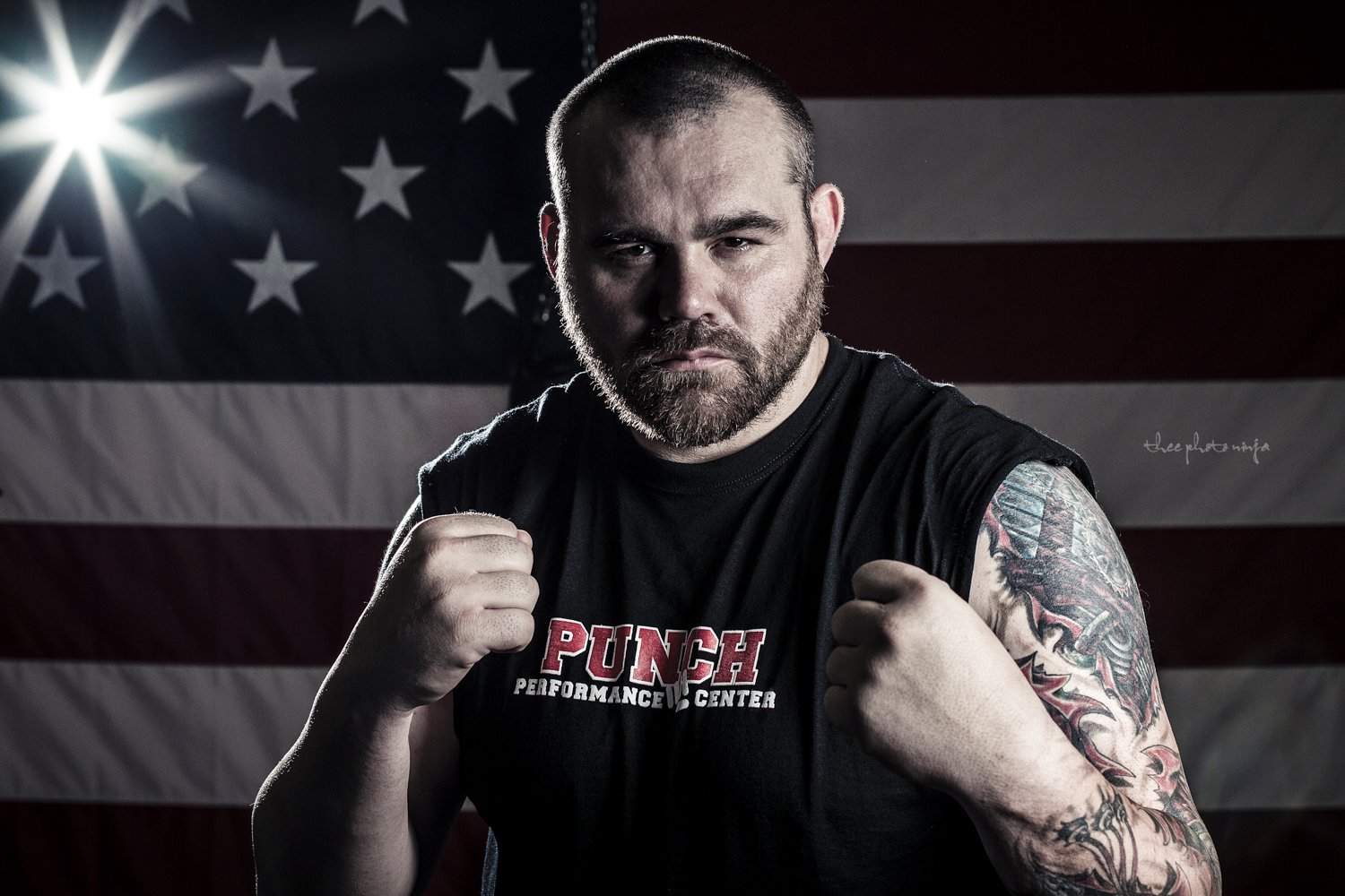 A Portrait with Tim Sylvia 5X UFC Heavyweight Champion Thee Photo