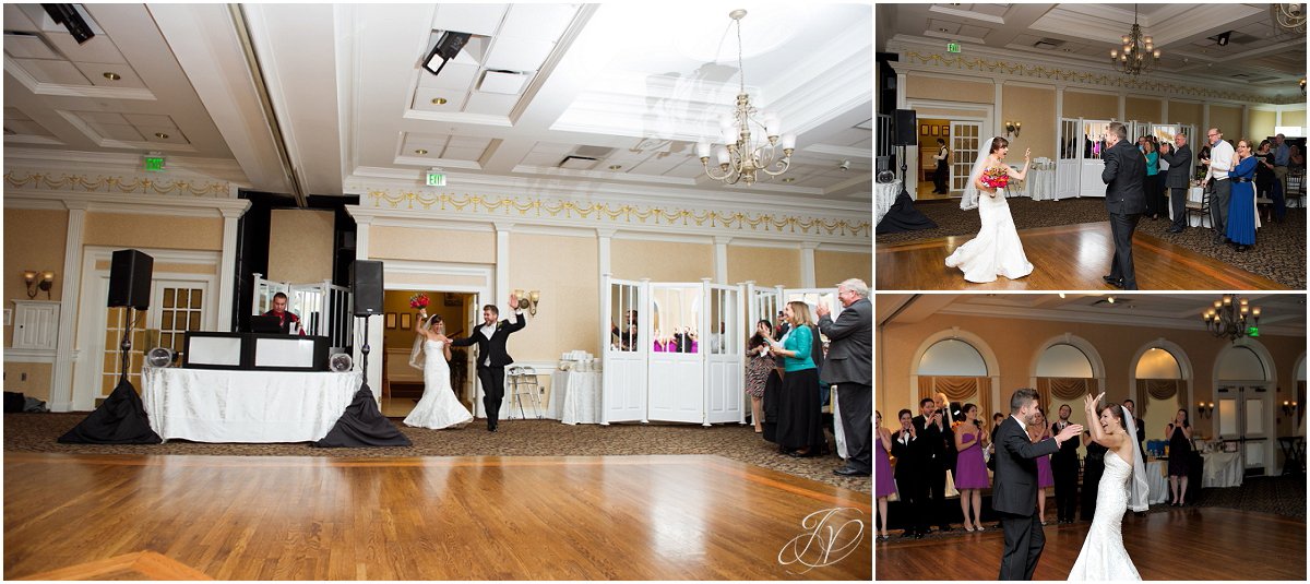 bride and groom intro at reception details glen sanders mansion wedding