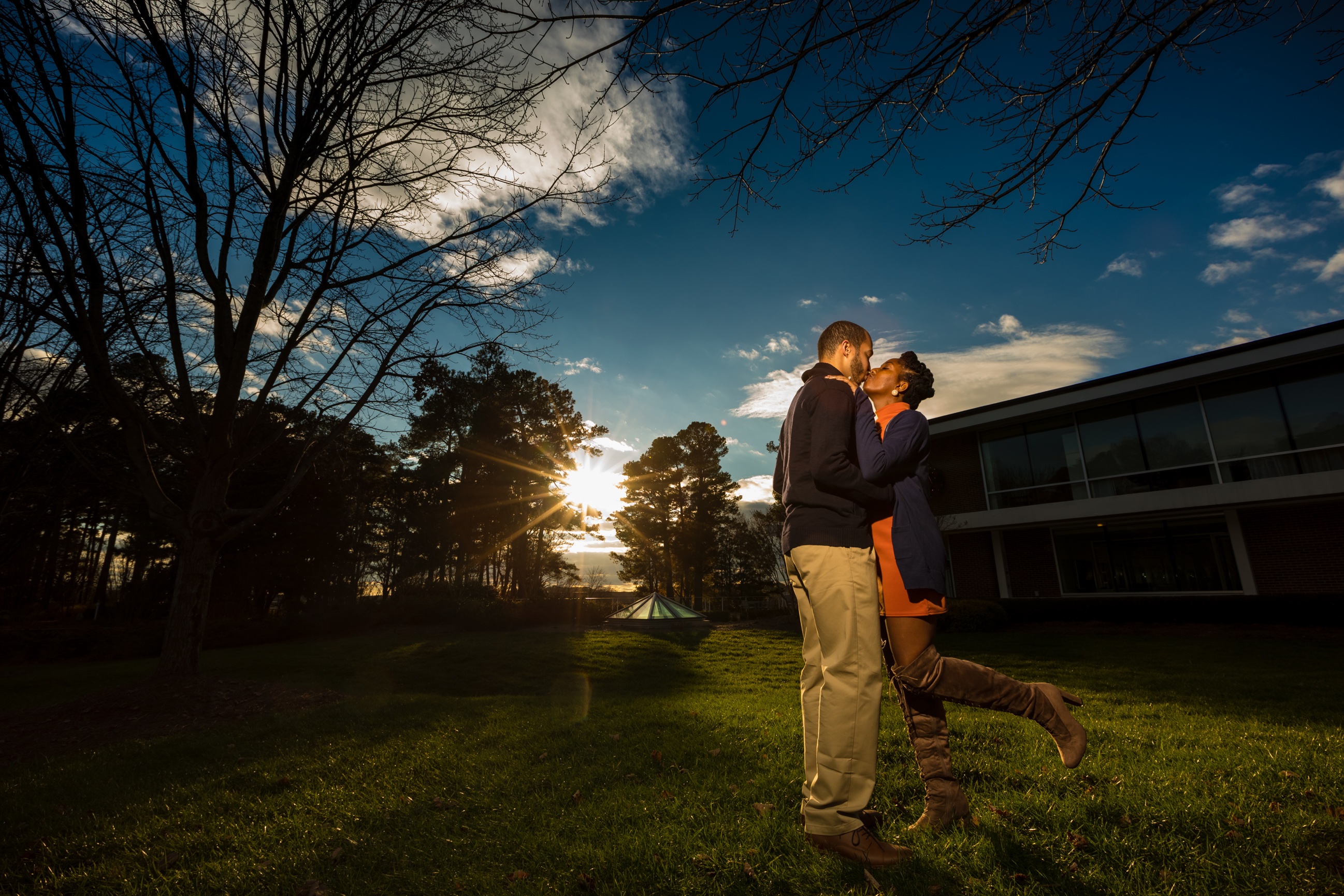 Breanna Julius Engagement Session Wral Azalea Gardens Raleigh