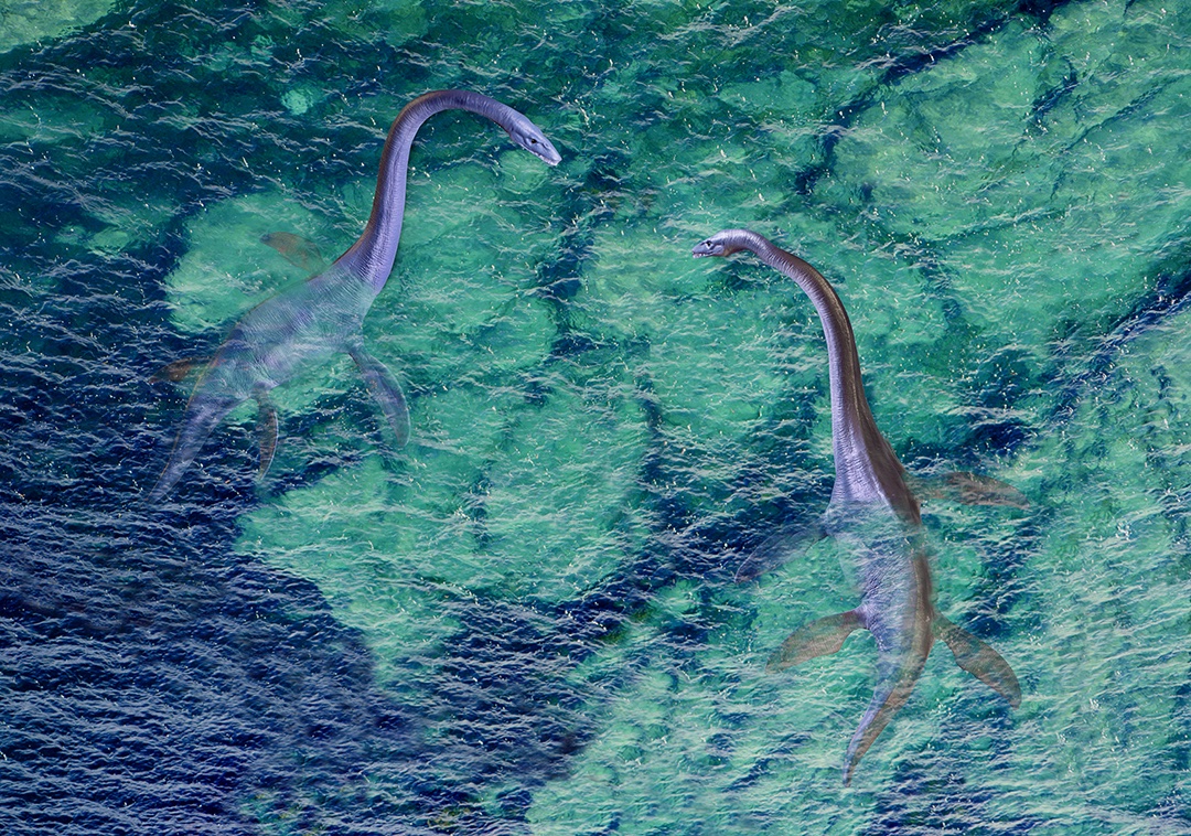 large marine dinosaurs