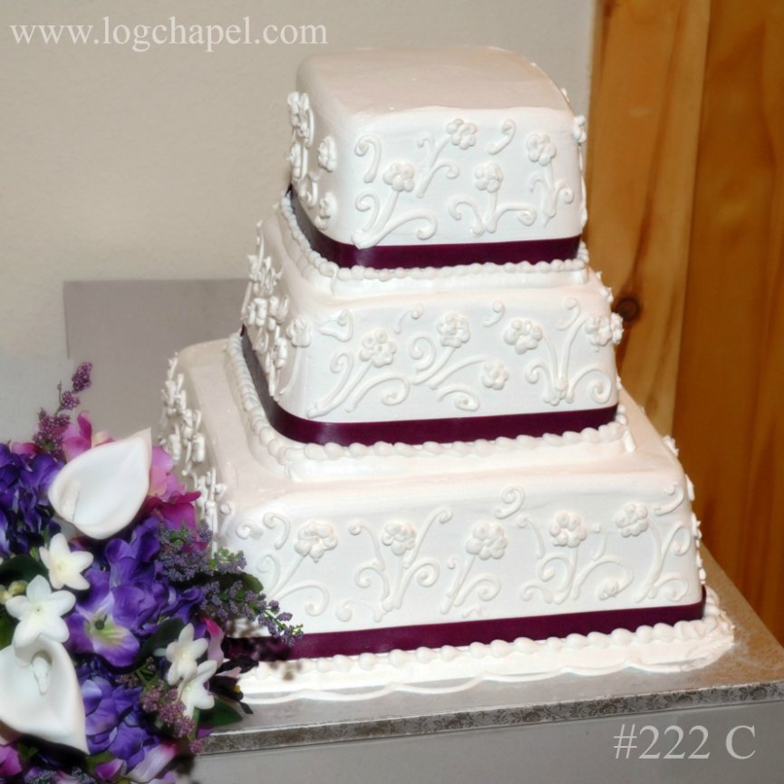 Cake Gallery - Gatlinburg's Little Log Wedding Chapel