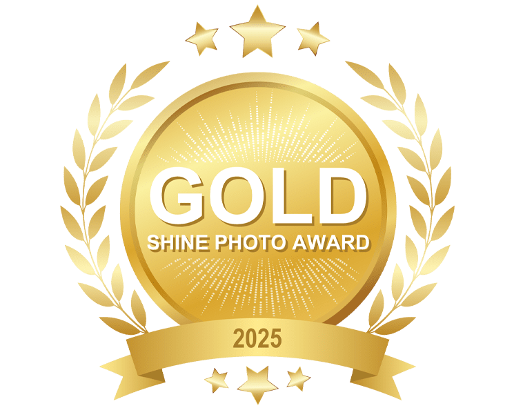 Awarded Gold for an s a schinsky photography image submission in Summer 2025 by the SHINE PHOTO AWARDS 26th Edition as a Virginia family photographer
