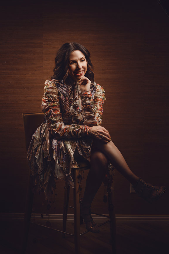 Glamorous Las Vegas studio photography by Adam Trujillo, capturing confidence and elegance through professional portrait sessions.