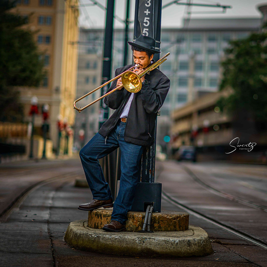 Fine art senior portrait, Grand Central Park in Conroe magic hour session by CPP Ty Swartz, Swartz Portraits Conroe TX