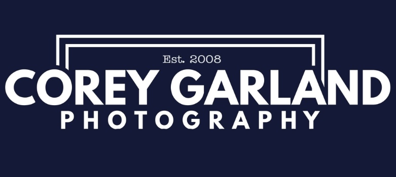 COREY GARLAND PHOTOGRAPHY Logo