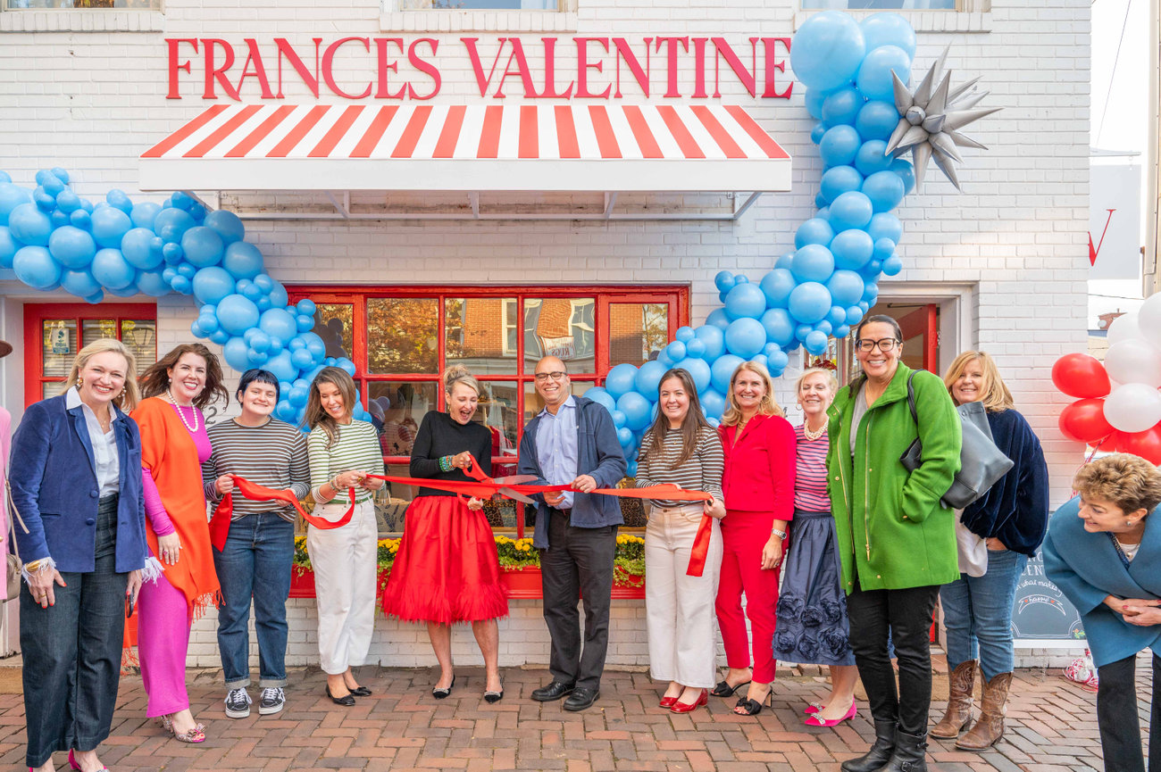 Grand Opening of Frances Valentine store in Old Town Alexandria, VA