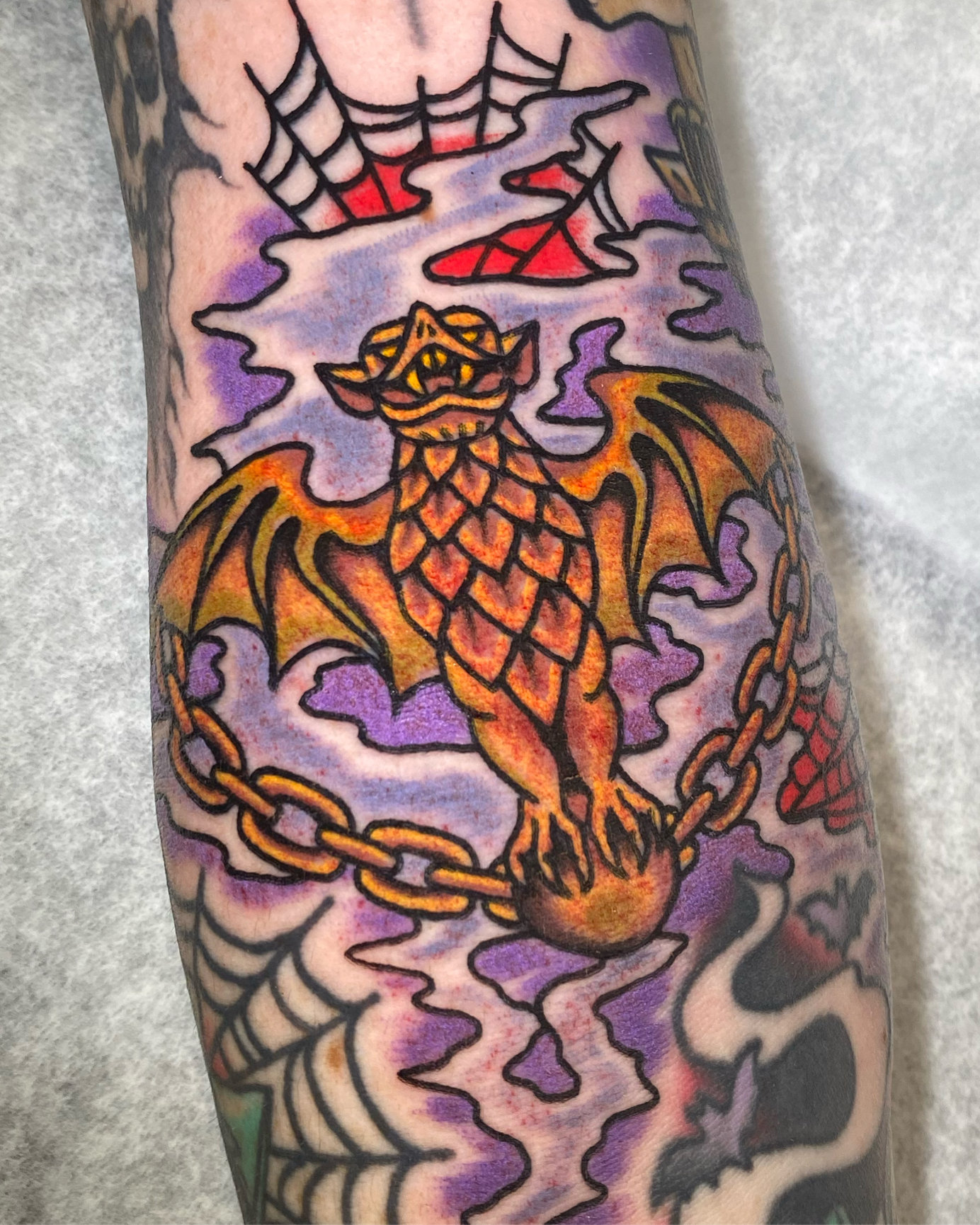KYLE CROWELL TORCH TATTOO