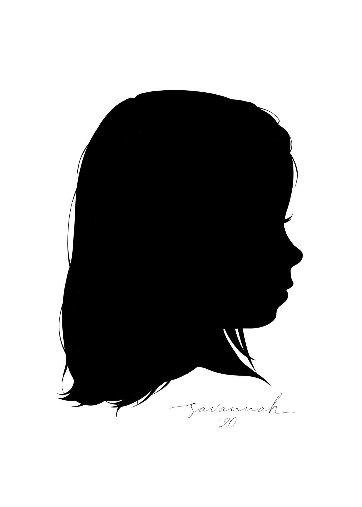 Silhouette Portrait Art Silhouette Portrait Artist Dana Ashlyn