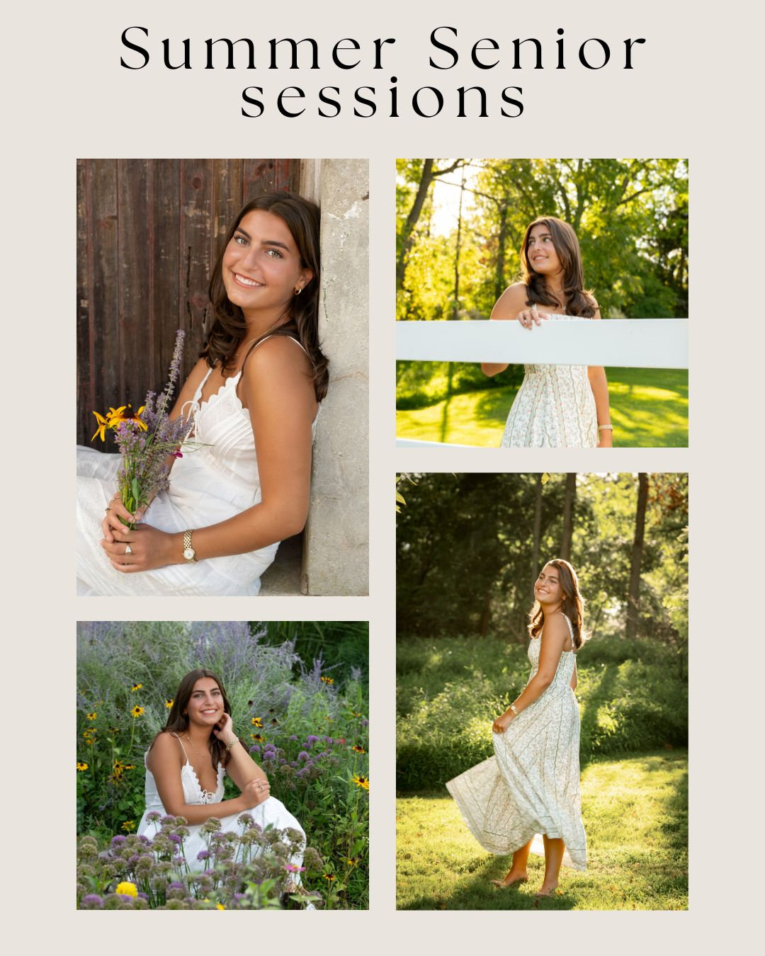 Senior portrait sessions in Malvern, PA at Picklepuss Photography offer a polished summer experience.