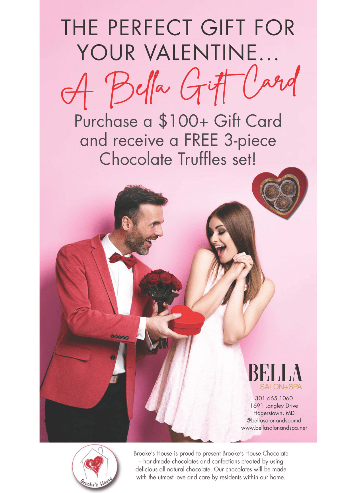 Bella Salon and Spa & Brookes House Chocolates. Bella Salon and Spa