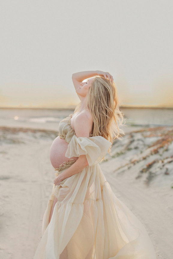 maternity beach photography in Orange County and Los Angeles