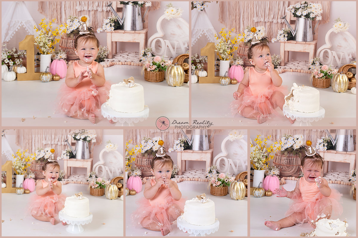 Boho First Birthday Cake Smash Photoshoot { Jackson, NJ Baby & Children ...