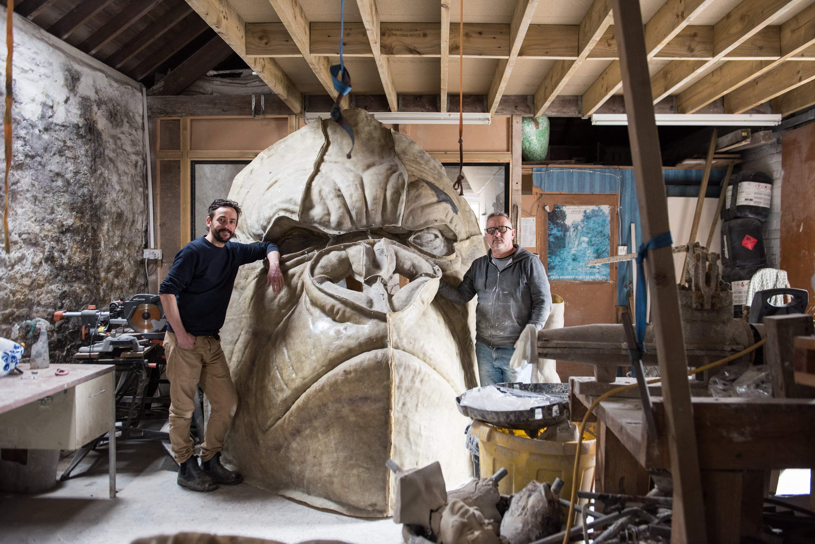 Mike Wade Wax Sculptor Katharine Davies Photography