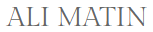 Ali Matin Logo